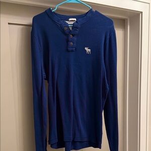 Abercrombie & Fitch Navy Striped Shirt